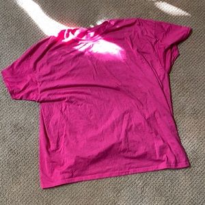 Hot pink shirt